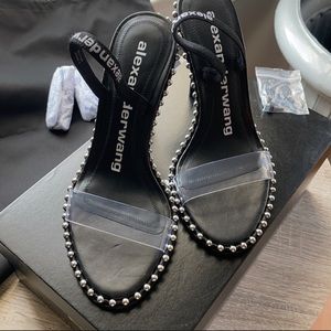 Alexanderwang black heels with strap
